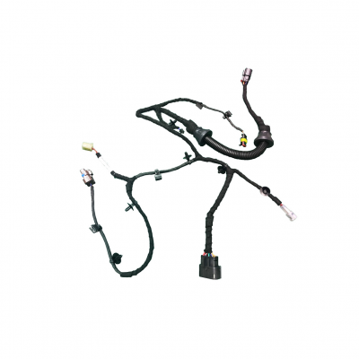 Door panel, trunk door, roof luggage rack wiring harness