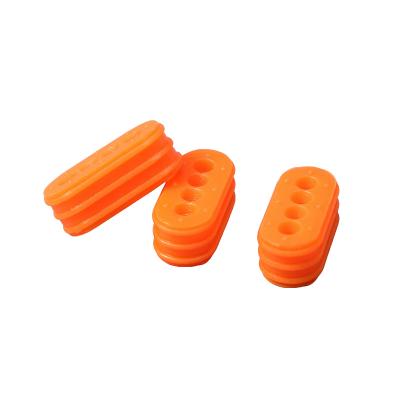 Straight-hole sealing rubber ring